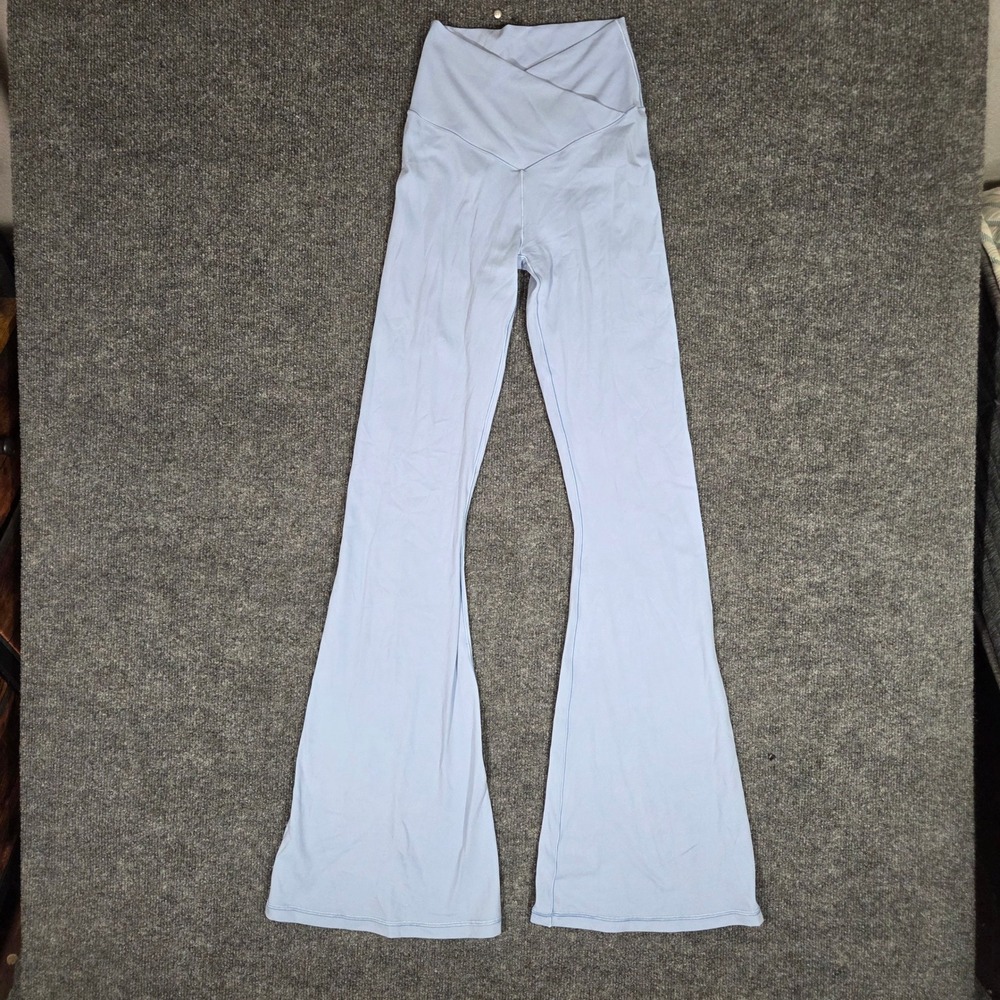 OFFLINE by Aerie Real Me Crossover High Rise Flare Leggings Blue Small S/P